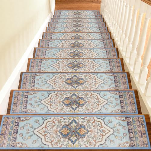 Non Slip Stair Treads for Wooden Steps Indoor