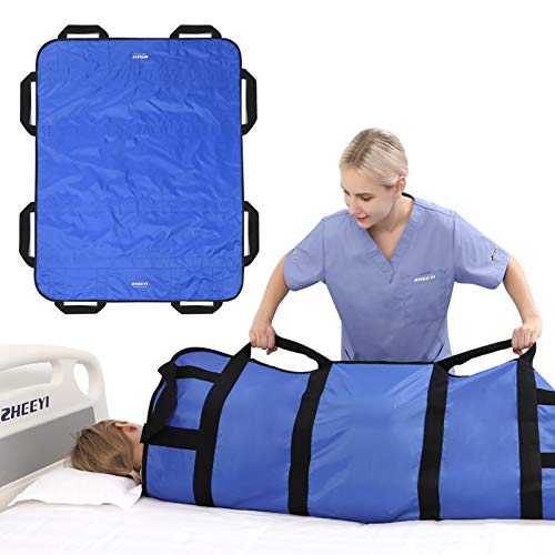 Multipurpose 48" x 40" Positioning Bed Pad with Reinforced Handles