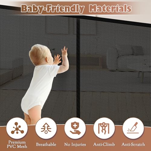 Retractable Baby Gate Extra Wide