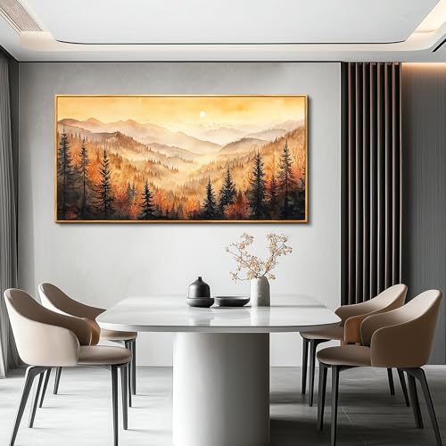 Wood Framed Canvas Wall Art for Living Room Wall Decor for Bedroom Office Wall Decoration White Flower Painting Farmhouse Pictures Artwork Room Aesthetic Home Decor 20x40 in