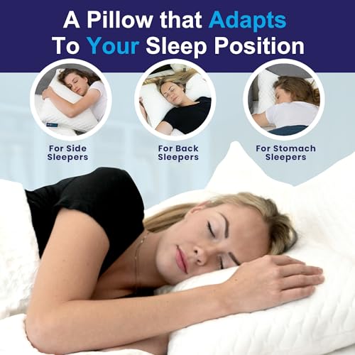 Side and Back Sleeper Pillow for Neck and Shoulder Pain Relief