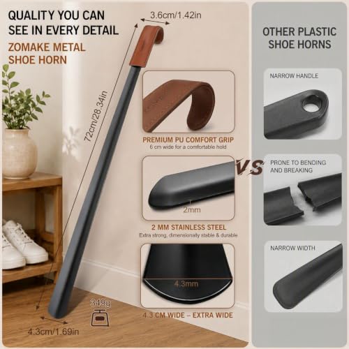 Extra Long Shoe Horn for Seniors