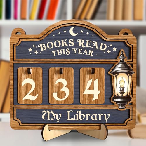 Personalized Books Read This Year Counter