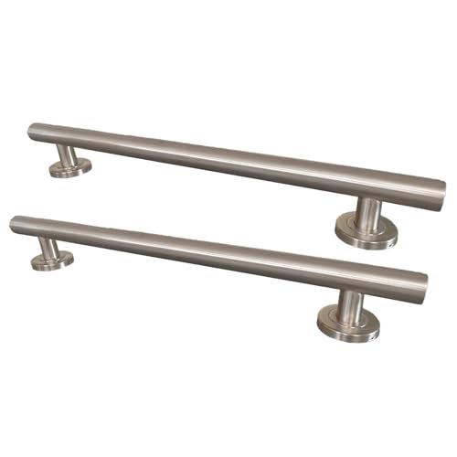 2 Pack Shower Grab Bar 304 Stainless Steel Bathroom Grab Bar Handle Bathroom Shower Balance Bar Safety Hand Rail Support Handicap Elderly Senior Gravida Assist Bath Handle
