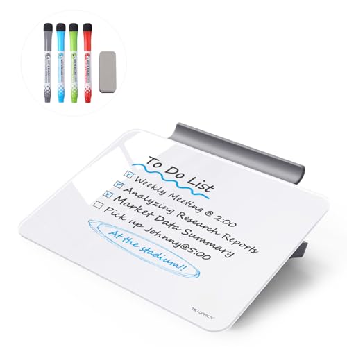 Small Desktop Glass Whiteboard