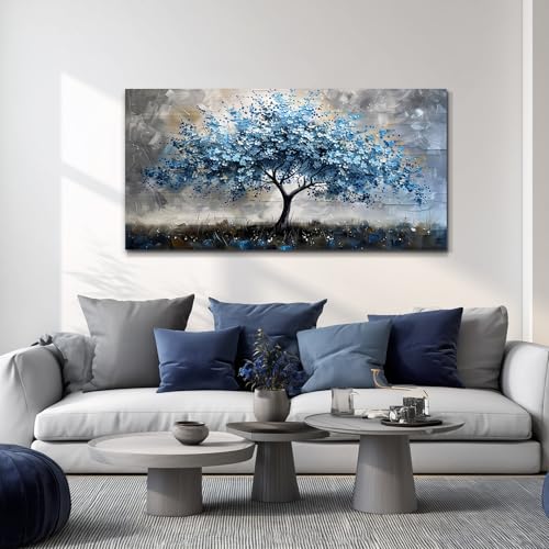 Canvas Wall Art For Bedroom Wall Decor For Living Room Modern Office Artwork For Walls Scenic Painting Forest Tree Landscape Pictures Nature Abstract Decoration Ready To Hang Home Decor