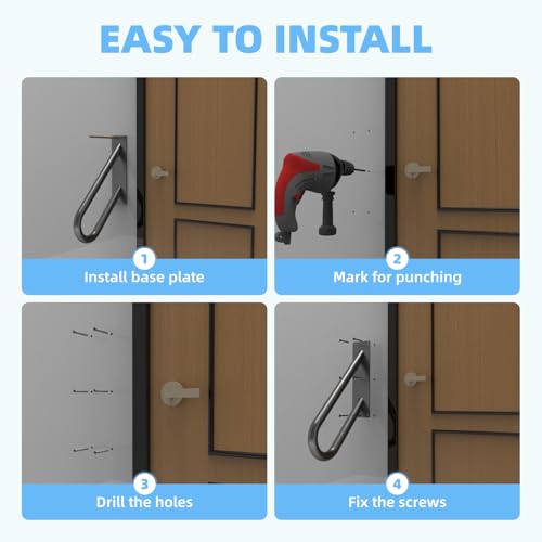 Handrails for Outdoor Steps Wall Mount