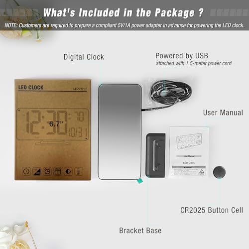 Digital LED Clock for bedrrom