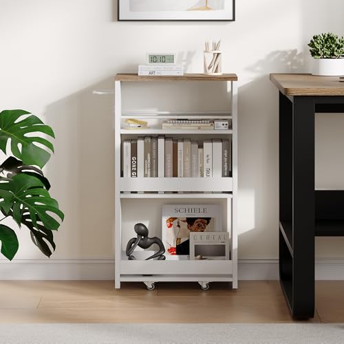 4 Tier Slim Storage Cart with Handle