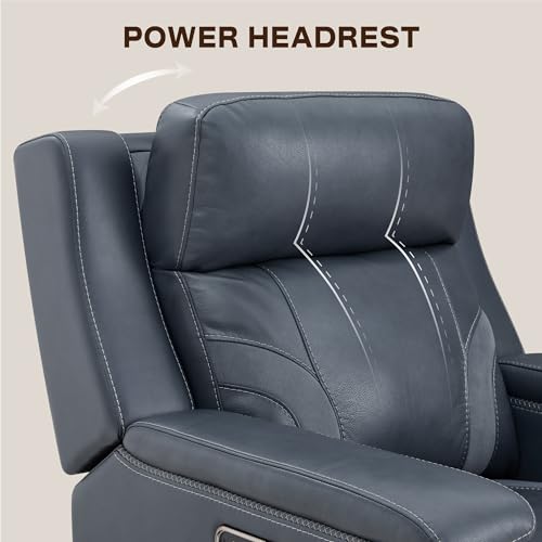 Genuine Leather Power Recliner Chairs