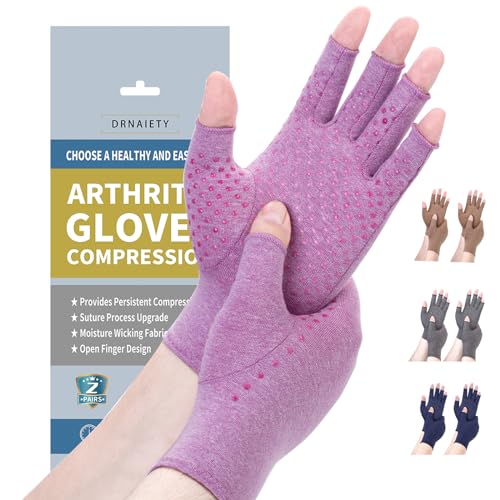 2 Pair Arthritis Compression Gloves for Hand Arthritis