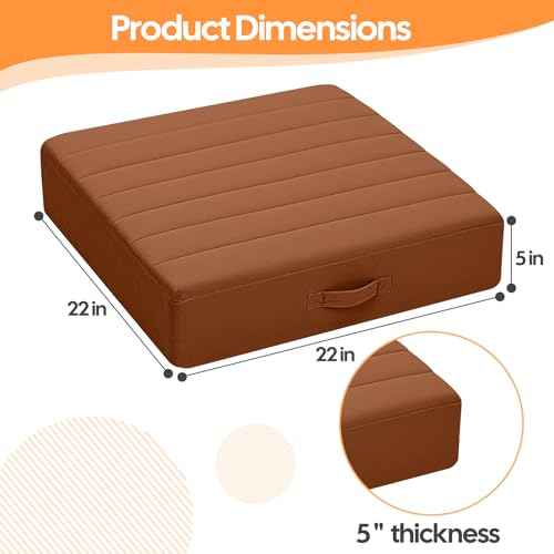 Square Floor Pillow for Adults and Kids