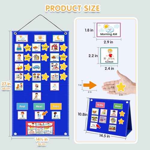 Visual Schedule Chart for Kids with Autism