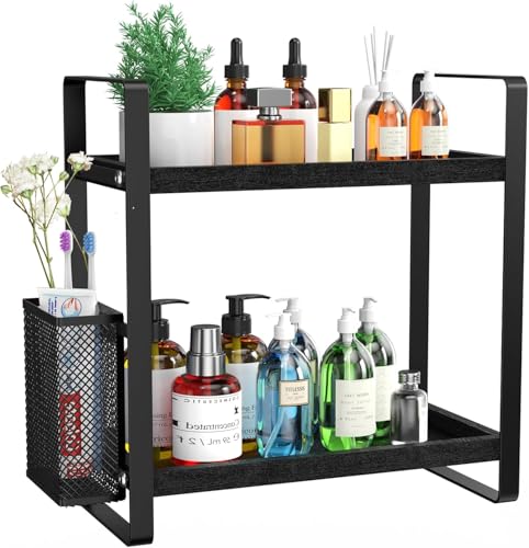 Bathroom Counter Organizer with Basket
