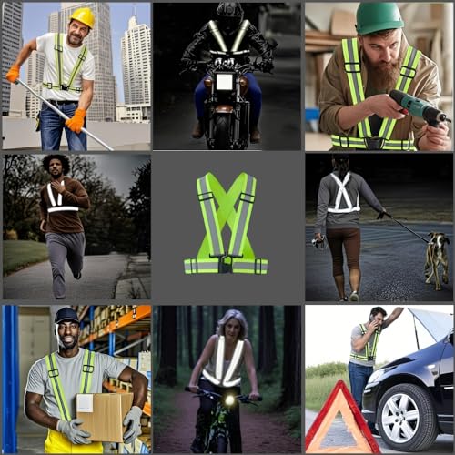 2.0 IN High Visibility Reflective Safety Strap for Construction