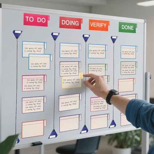 Scrum Board Tool Kit Magnetic Kanban Board