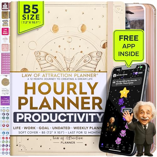 Life Planner Deluxe Undated Planner Weekly and Monthly Manifestiing Journal