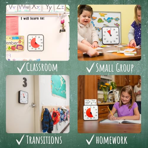 Original Visual Timer 60 Minute Countdown Clock with Dry Erase Activity Card
