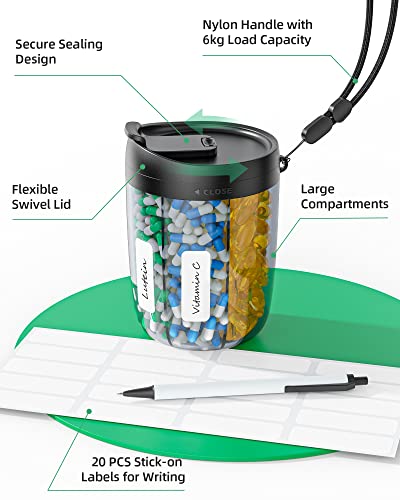 Large Pill Bottle Organizer