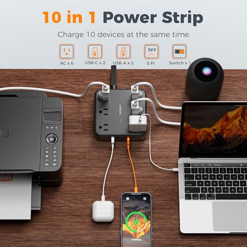 2100J Surge Protector Power Strip