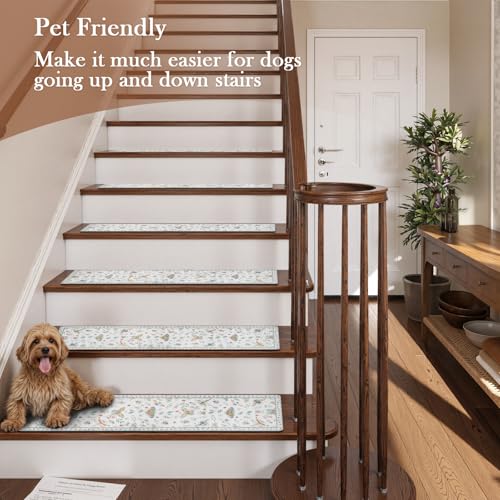 Animal Print Non Slip Stair Treads 15 Pack