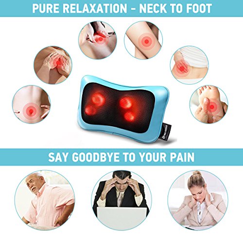 Electric Shiatsu Back Massager with Heat