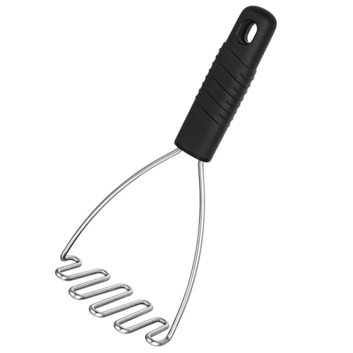 Heavy Duty Stainless Steel Wire Potato Masher with Soft Grip Handle for Effortless Mashing