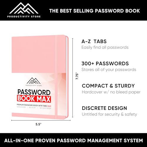 Best Password Book with Alphabetical Tabs