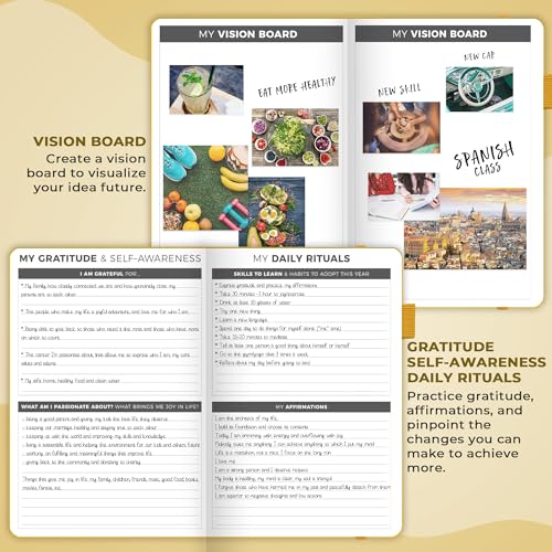 Planner Undated Weekly & Monthly Planner for Productivity