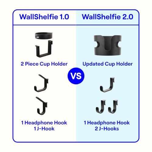 WallShelfie Bedside Wall Organizer & Dorm Decor