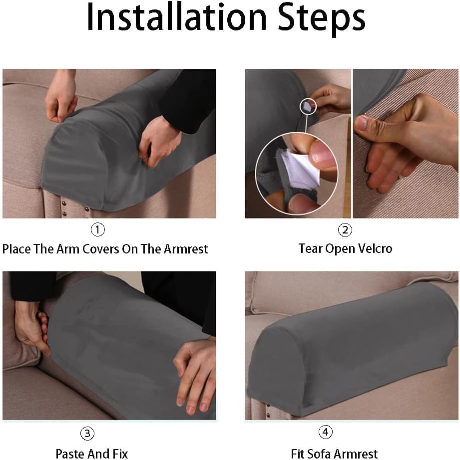 Soft Sofa Armrest Covers
