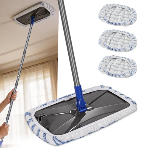 Flat Mop with Stainless Steel Handle