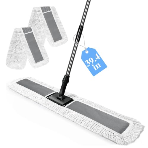 Flat Mop with Stainless Steel Handle