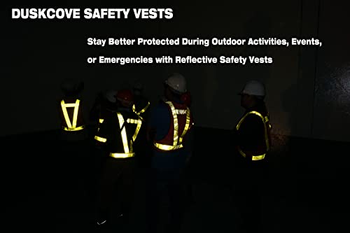 10 Pack Hi Vis Safety Vests