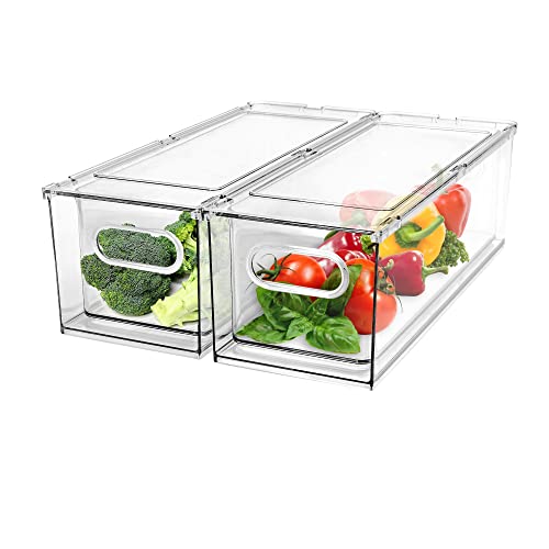 Fridge Drawer Organization Bins