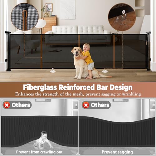 Retractable Baby Gate Extra Wide