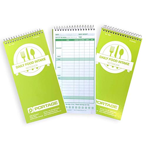Food and fitness notebooks blank paper notebook parent