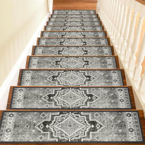 Non Slip Stair Treads for Wooden Steps Indoor