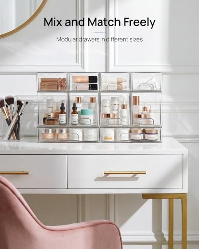 Stackable Storage Drawers Small & Wide & High & Mini