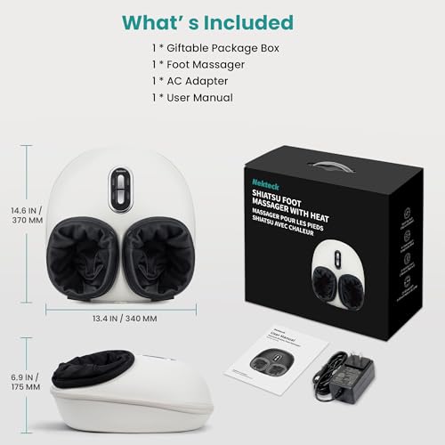 Shiatsu Foot Massager with Heat